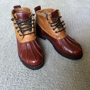 Frye Women’s Brown and Tan Leather Boots